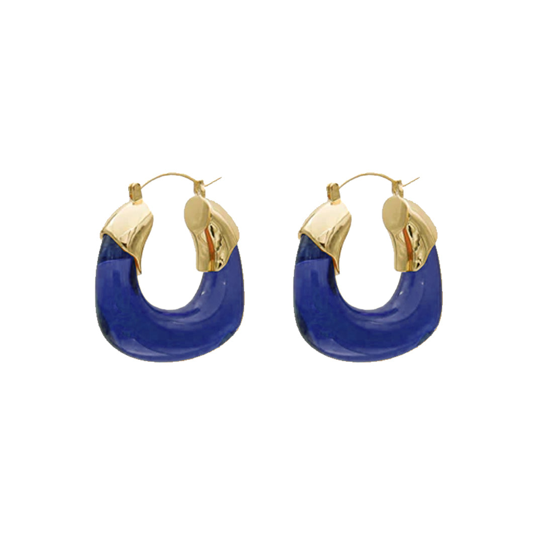 ADONIS. Cobalt Blue Statement Earrings