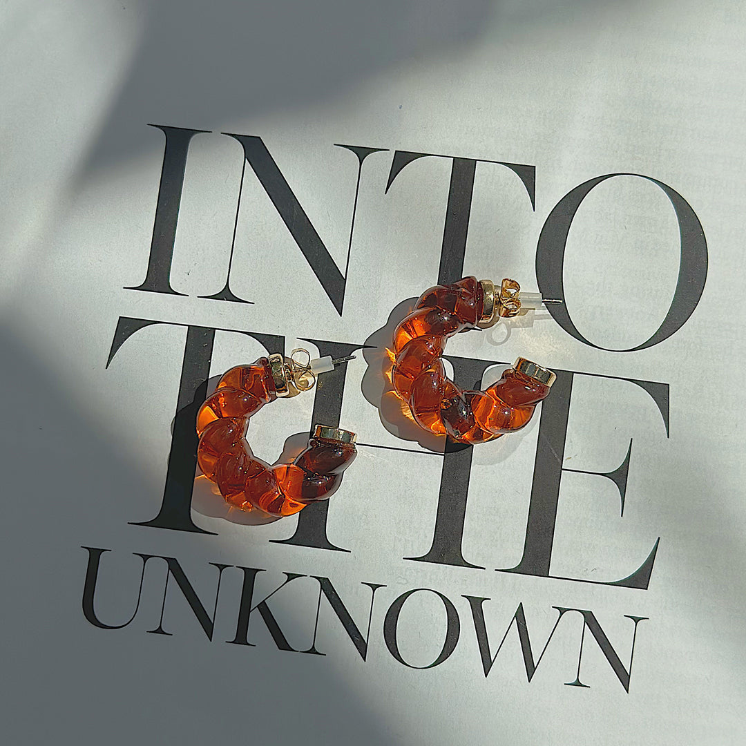 3 x Twist Hoop Earrings Set
