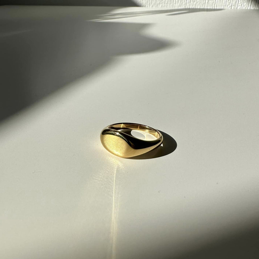 CREED. Gold Signet Ring