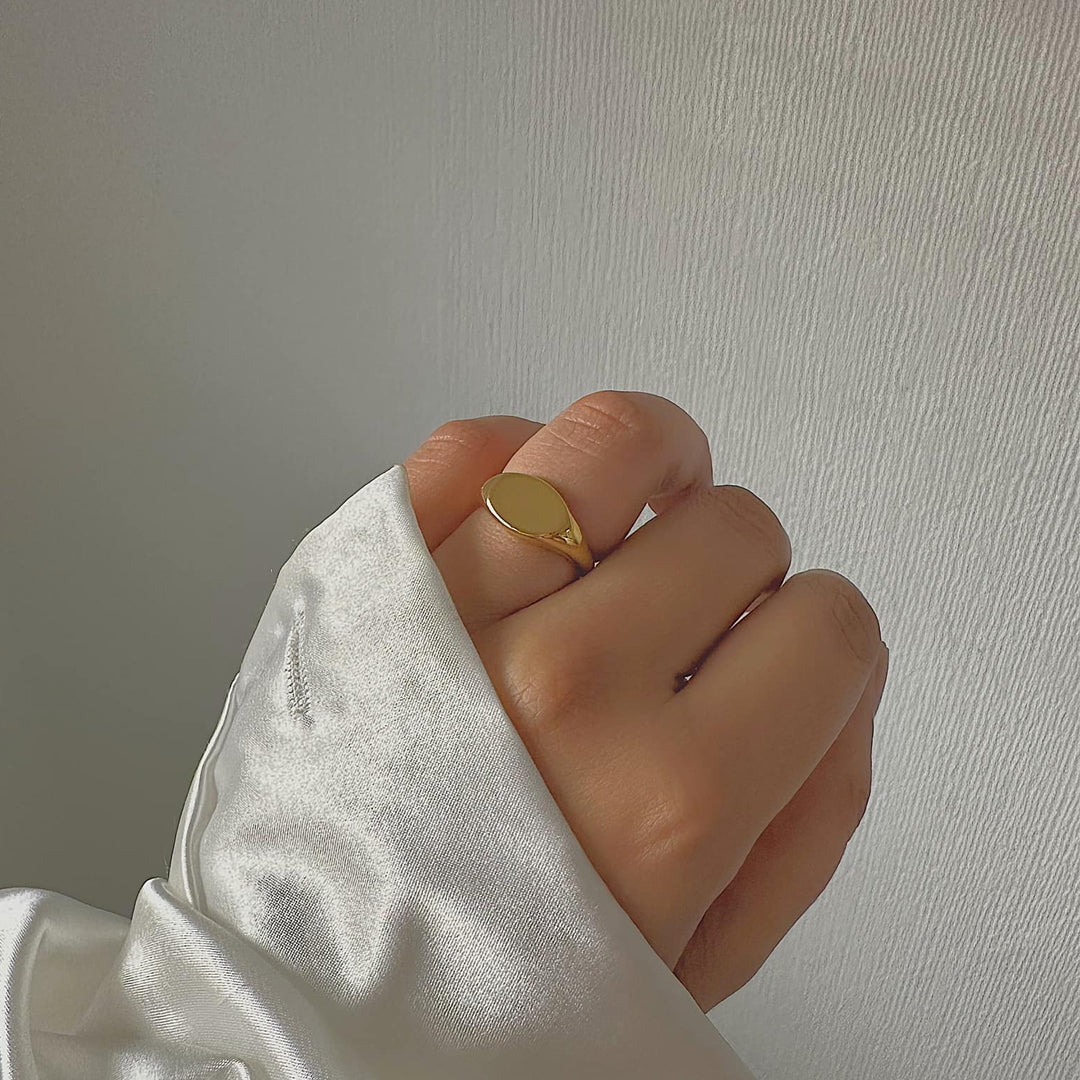 CREED. Gold Signet Ring