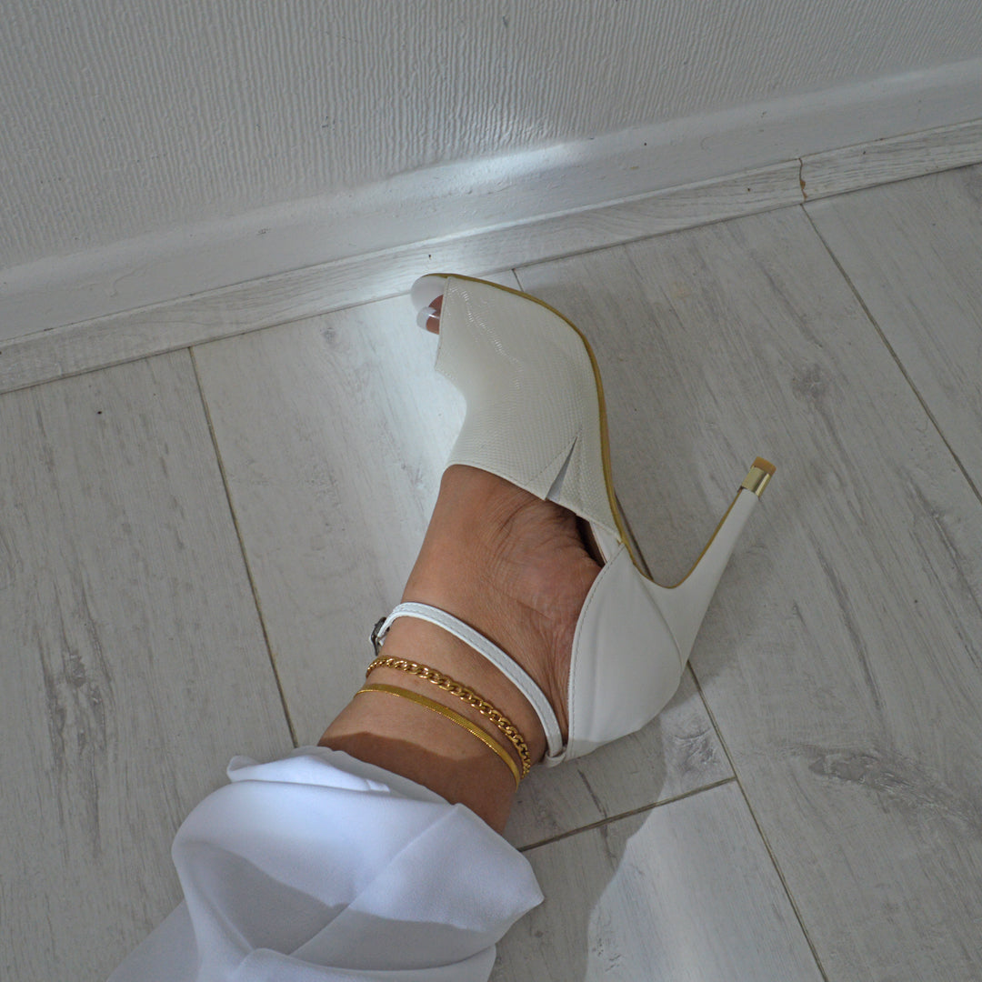 SERPENTINE DEUX. Two Piece Snake Chain Anklet Set