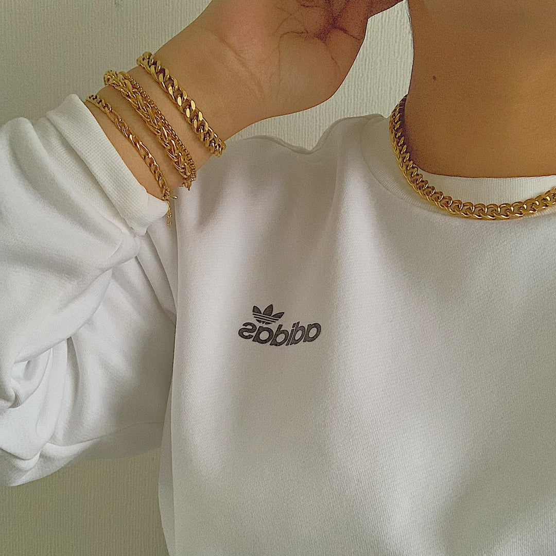 KINGSLEY. Chunky Gold Chain Bracelet