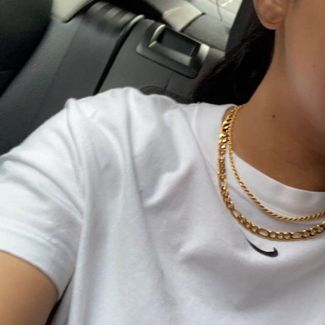 ASSISI. Dainty Gold Rope Necklace