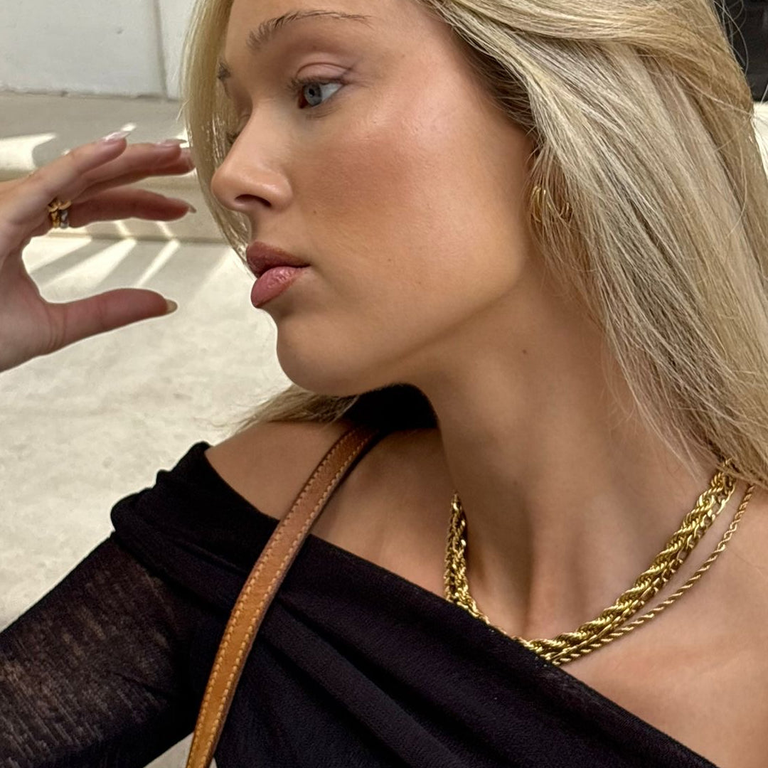 1970. Gold Rope Necklace