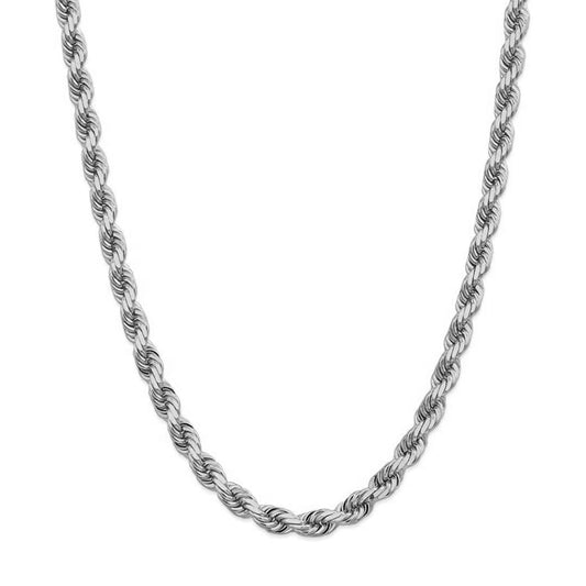 CITY BANKER. Silver Rope Necklace