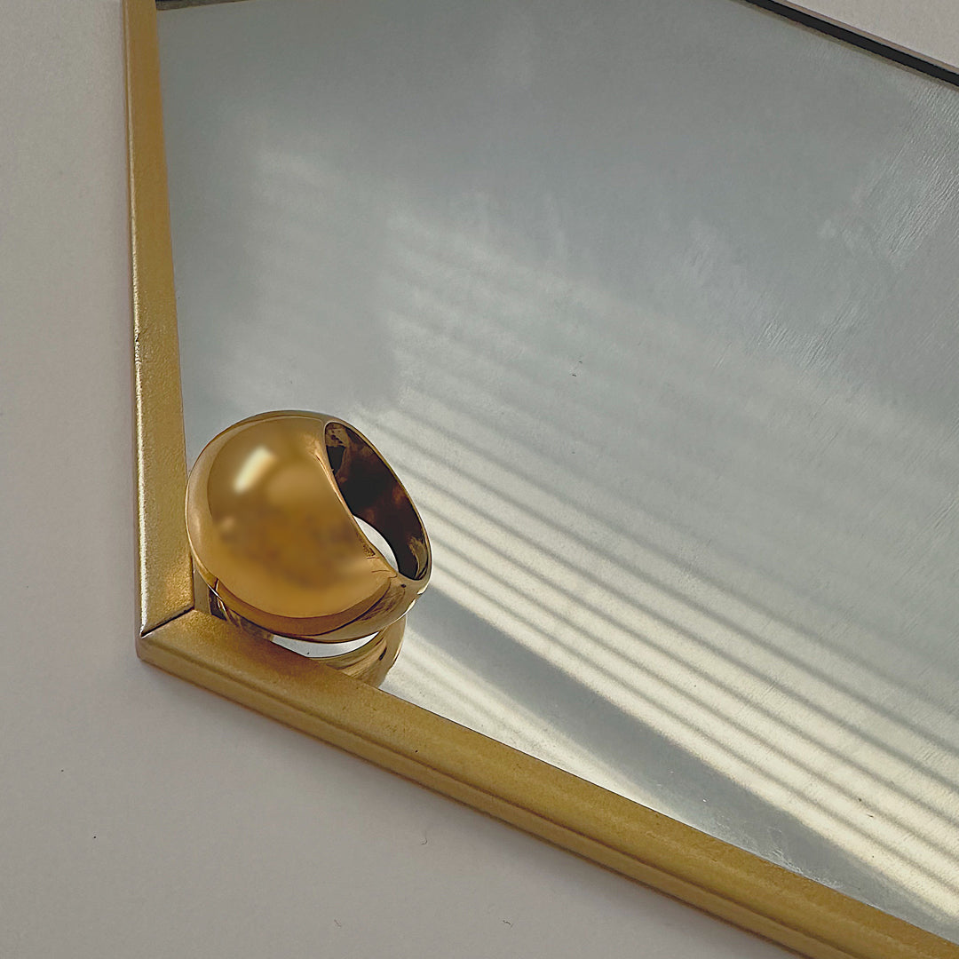 COUTURE. Gold XL Dome Ring