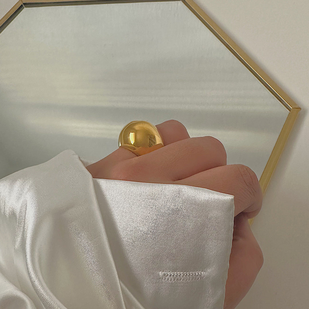 COUTURE. Gold XL Dome Ring