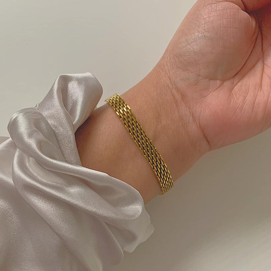 HALCYON. Woven Chain Bracelet IMPERFECT