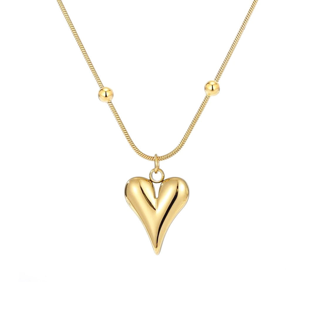 JULIETTE. Dainty Gold Heart Necklace