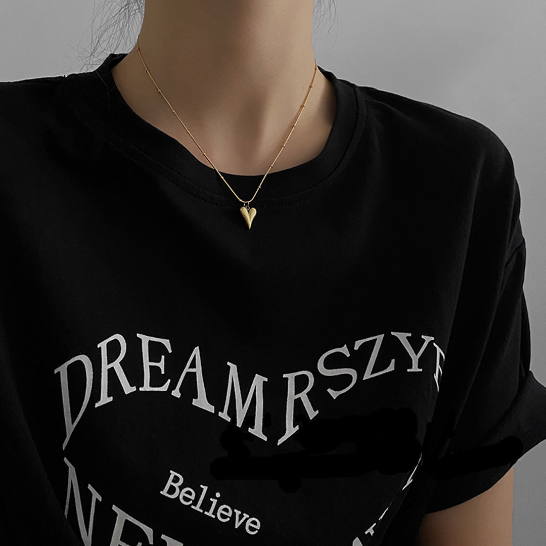 JULIETTE. Dainty Gold Heart Necklace