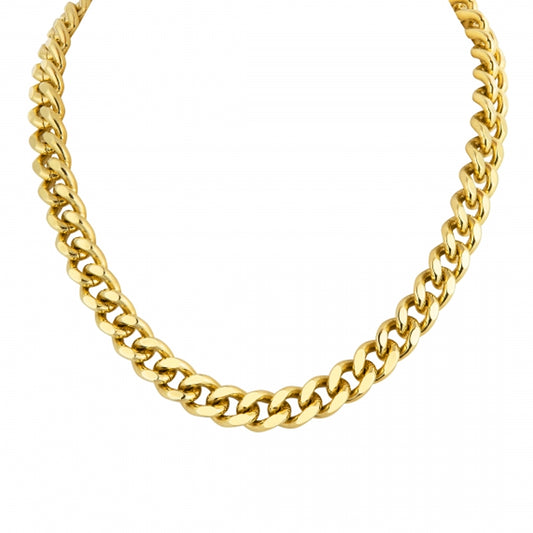 KINGSLEY. Chunky Gold Chain Necklace