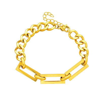 LUXOR. Gold Link Chain Bracelet
