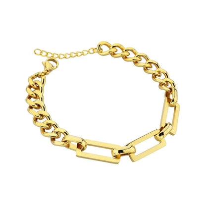 LUXOR. Gold Link Chain Bracelet