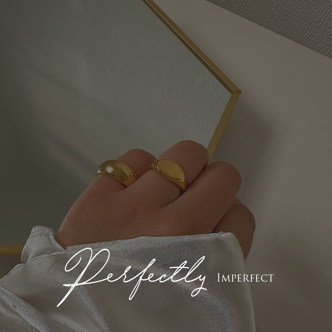 CREED. Gold Signet Ring IMPERFECT