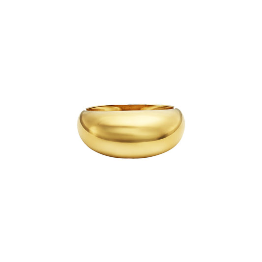 ROMAN. Gold Dome Ring