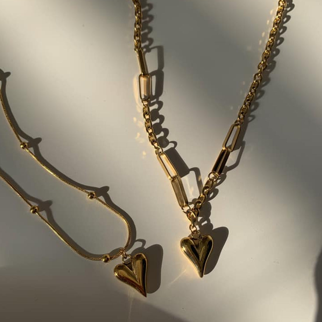 ROMEO. Gold Heart Necklace