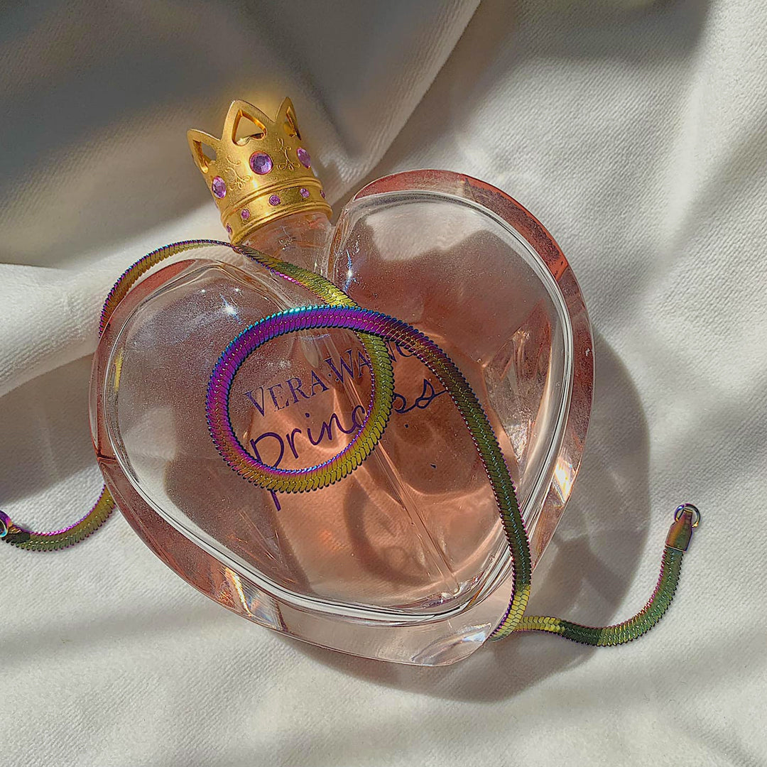SERPENTINE CIRCUS. Rainbow Snake Chain Necklace