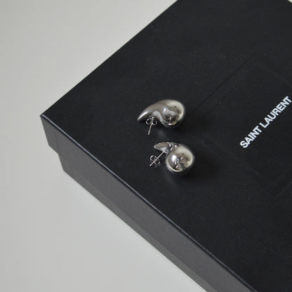 TEGA. Silver Teardrop Earrings