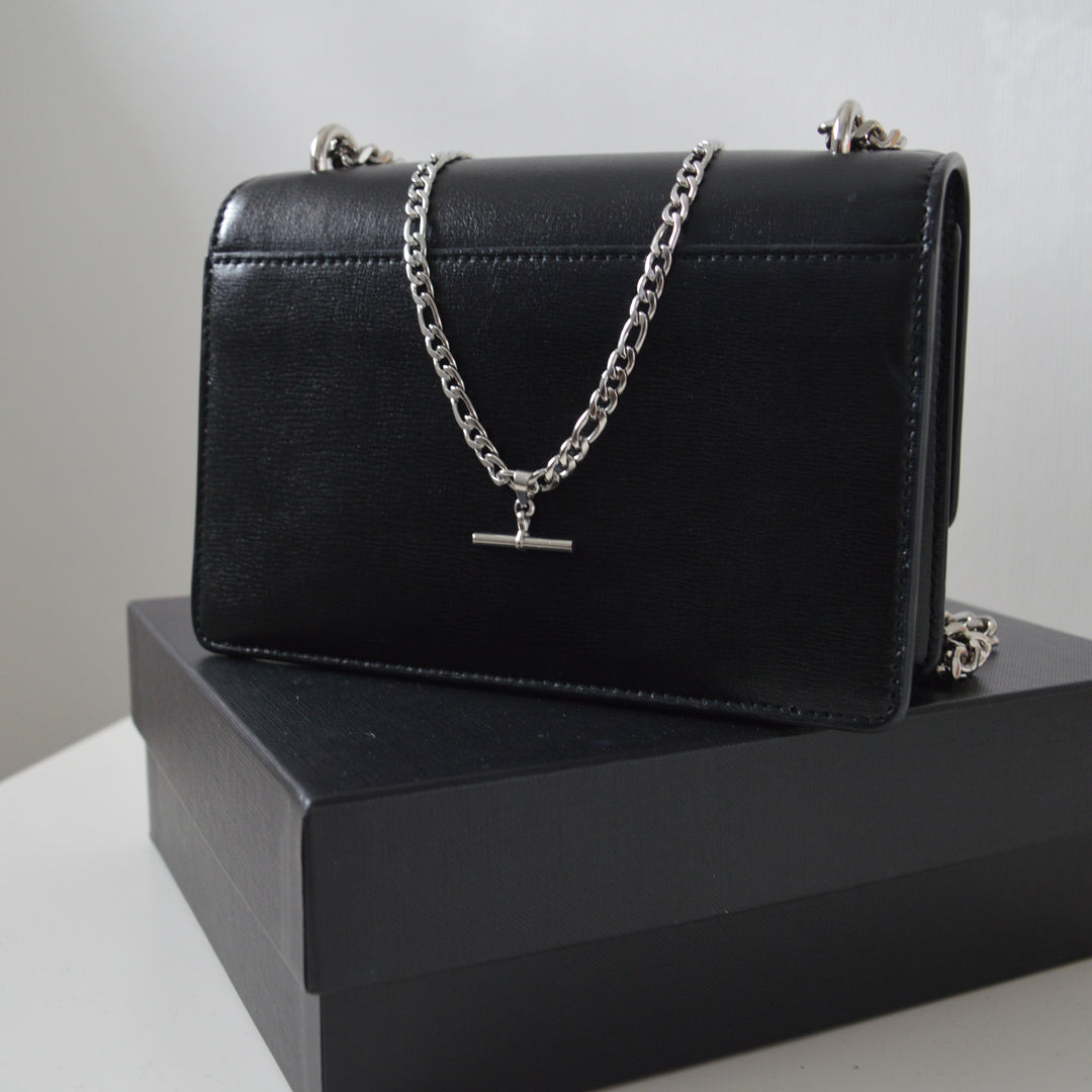 TRIDENT. Silver T Bar Necklace IMPERFECT